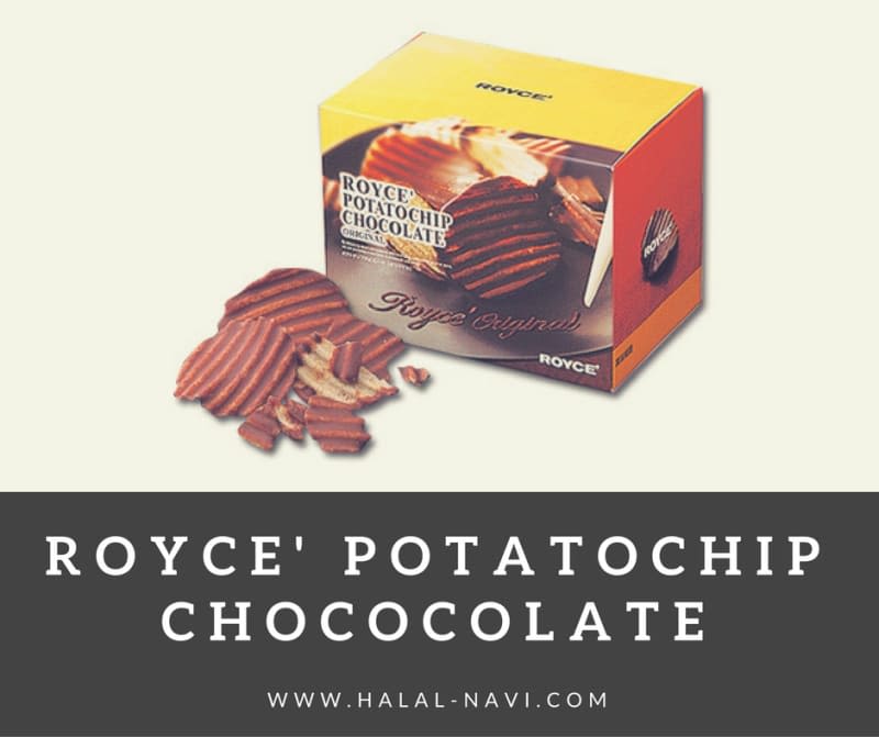 potato chip chocolate snack muslim friendly