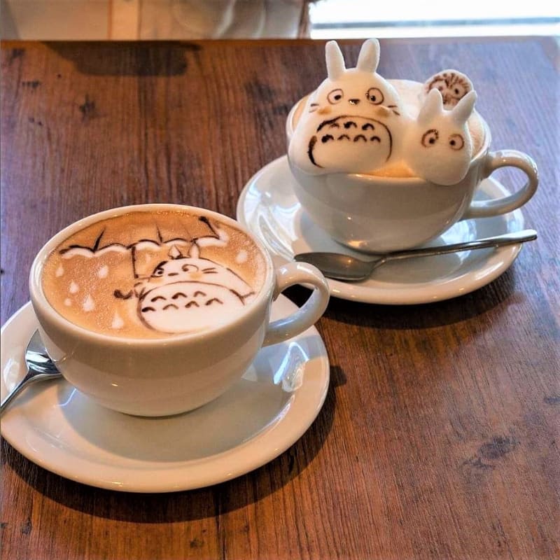 Cafe in Tokyo serves custom 2-D and 3-D latte art, and their coffee is  nothing to sniff at either