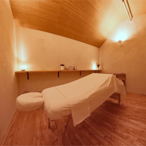 Acupuncture table at Halcyon House