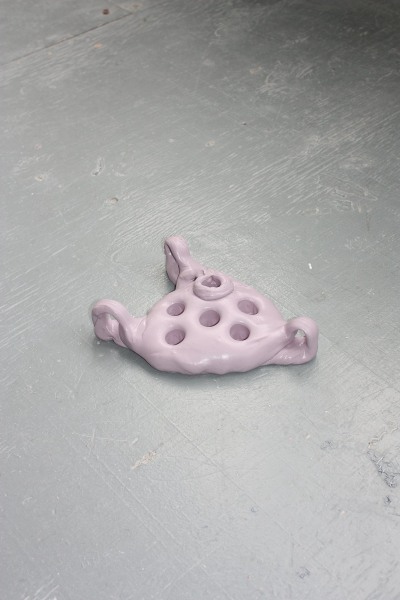 half-wet studio new york christina johnston hand-formed silicone mouthpiece candelabra