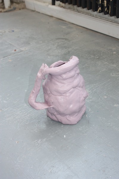 half-wet studio new york christina johnston mouthpiece hand-formed silicone vase