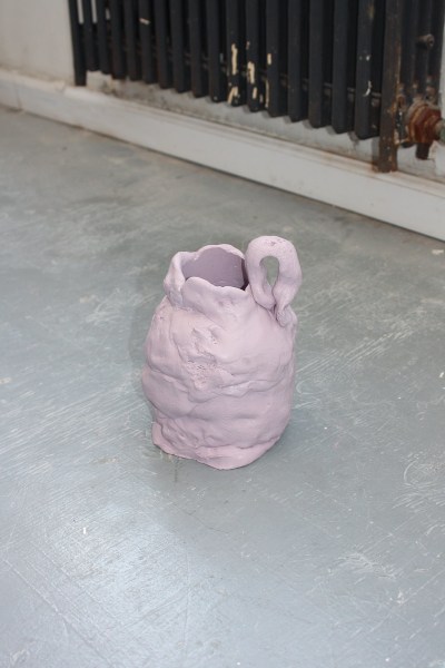 half-wet studio new york christina johnston hand-formed silicone mouthpiece vase