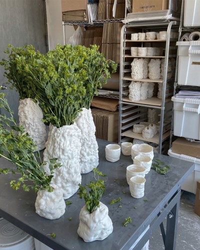 half-wet growth porcelain