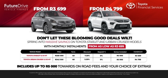 BLOOM INTO A TOYOTA STARLET OR URBAN CRUISER!