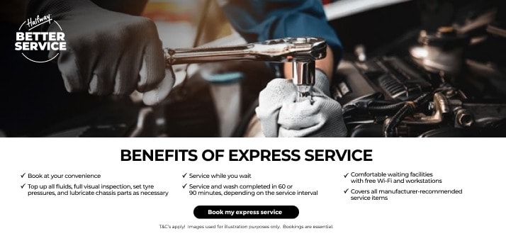 HALFWAY TOYOTA FOURWAYS: EXPRESS SERVICE - PREMIUM CARE!