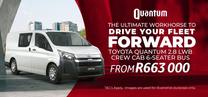HALFWAY TOYOTA HOWICK: DRIVE YOUR FLEET FORWARD WITH THE TOYOTA QUANTUM