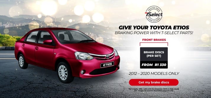 ﻿RESTORE YOUR ETIOS' STOPPING POWER!