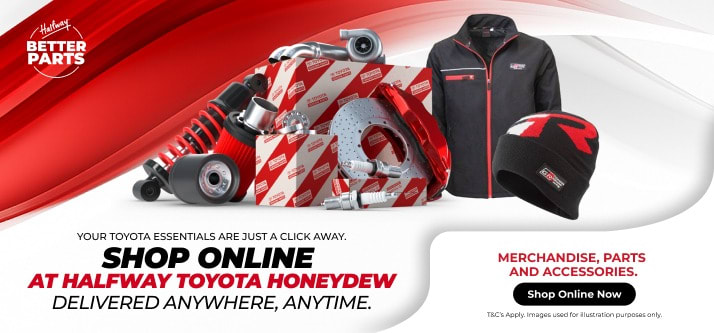 SHOP ONLINE WITH HALFWAY TOYOTA HONEYDEW