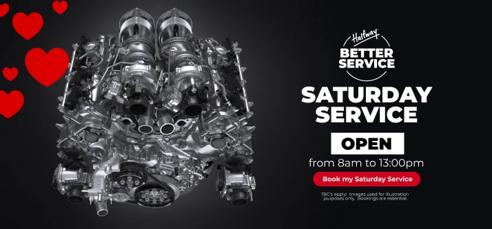 NO WEEKDAY RUSH: SERVICE ON SATURDAY!