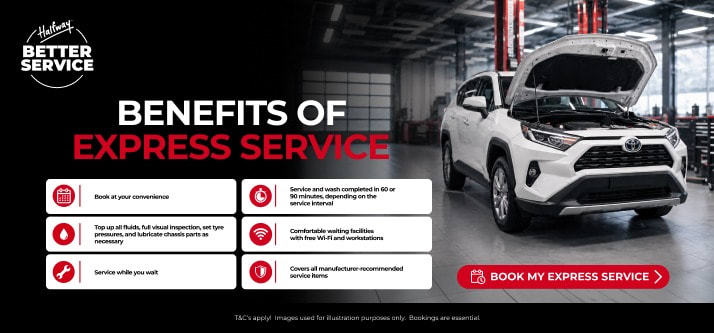HALFWAY TOYOTA FOURWAYS: EXPRESS SERVICE - PREMIUM CARE!