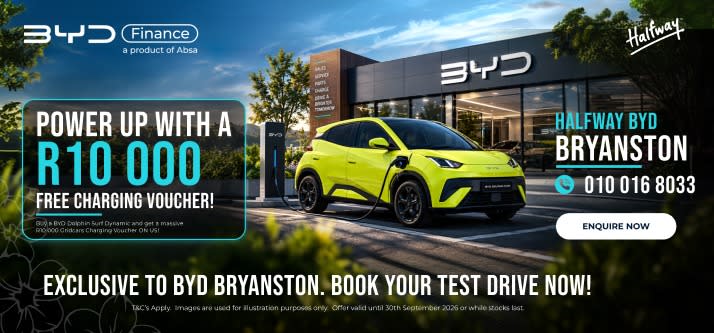 POWER UP WITH A R10,000 FREE CHARGING VOUCHER!