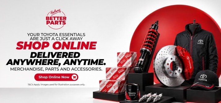 SHOP ONLINE: TOYOTA ESSENTIALS!