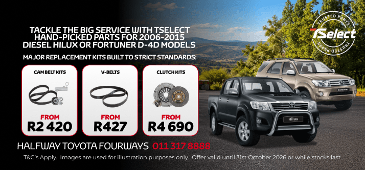 KEEP YOUR TOYOTA LEGEND RUNNING STRONG