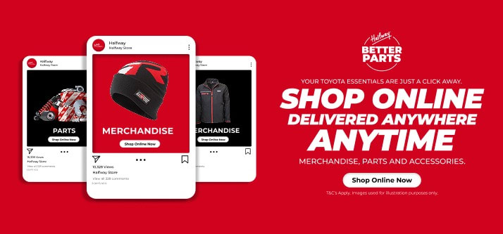 SHOP ONLINE: TOYOTA ESSENTIALS!