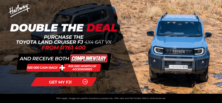 DOUBLE YOUR DEAL WITH THE TOYOTA LAND CRUISER FJ