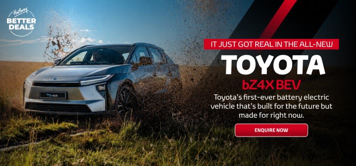 MEET THE ALL-NEW, ALL-ELECTRIC TOYOTA BZ4X BEV AT HALFWAY TOYOTA