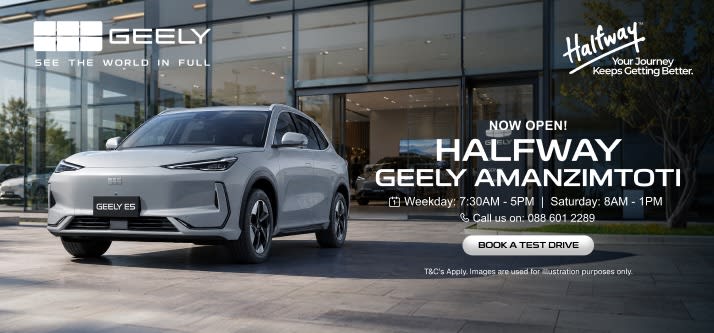 HALFWAY GEELY AMANZIMTOTI IS OFFICIALLY NOW OPEN