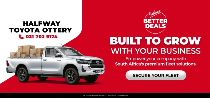 KEEP YOUR OPERATION ON TRACK AT HALFWAY TOYOTA OTTERY