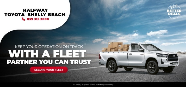 KEEP YOUR OPERATION ON TRACK AT HALFWAY TOYOTA SHELLY BEACH