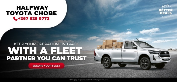KEEP YOUR OPERATION ON TRACK AT HALFWAY TOYOTA CHOBE