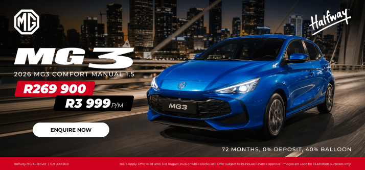 T﻿﻿HE MG3 COMFORT IS WAITING FOR YOU!