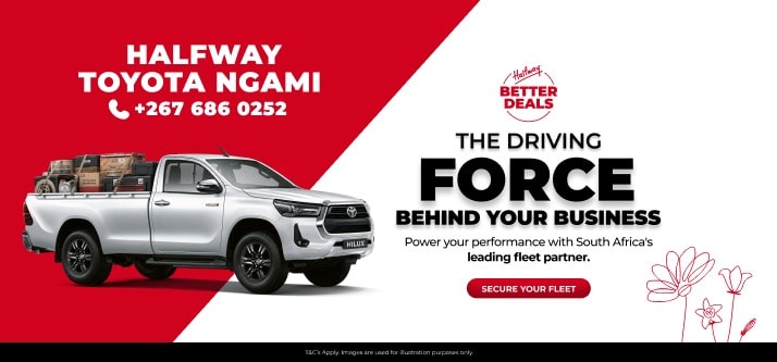KEEP YOUR OPERATION ON TRACK AT HALFWAY TOYOTA NGAMI
