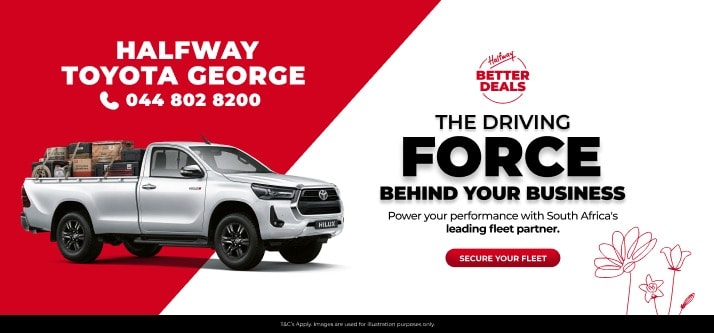 KEEP YOUR OPERATION ON TRACK AT HALFWAY TOYOTA GEORGE