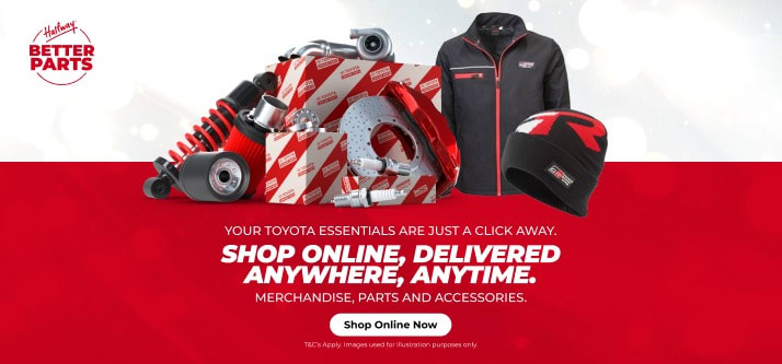SHOP ONLINE: TOYOTA ESSENTIALS!
