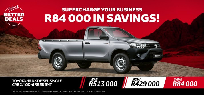 SUPERCHARGE YOUR BUSINESS WITH UNBEATABLE HILUX SAVINGS