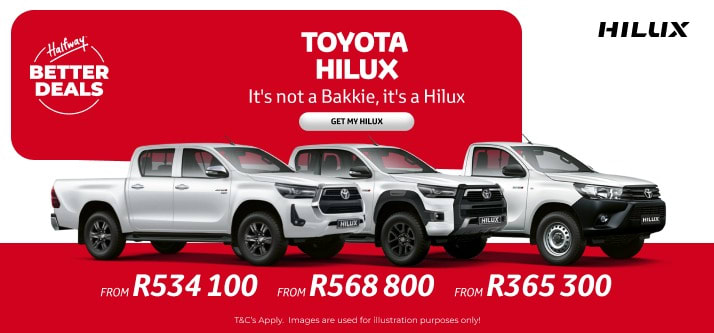 DISCOVER THE TOYOTA HILUX RANGE AT HALFWAY TOYOTA