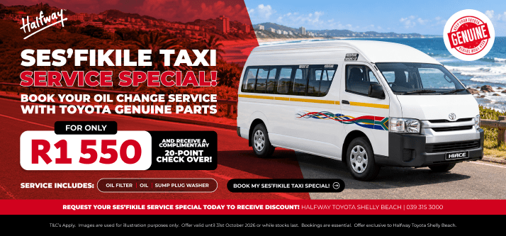 EXCLUSIVE SES’FIKILE TAXI SERVICE SPECIAL