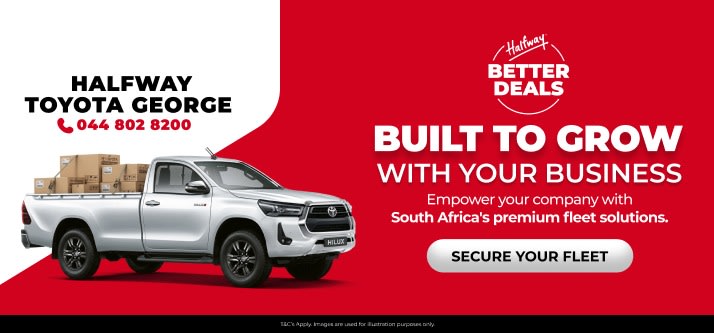 KEEP YOUR OPERATION ON TRACK AT HALFWAY TOYOTA GEORGE