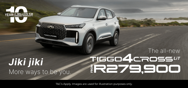 DISCOVER THE ALL-NEW CHERY TIGGO 4 CROSS LIT