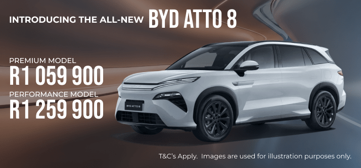GET BEHIND THE WHEEL OF THE ALL-NEW BYD ATTO 8