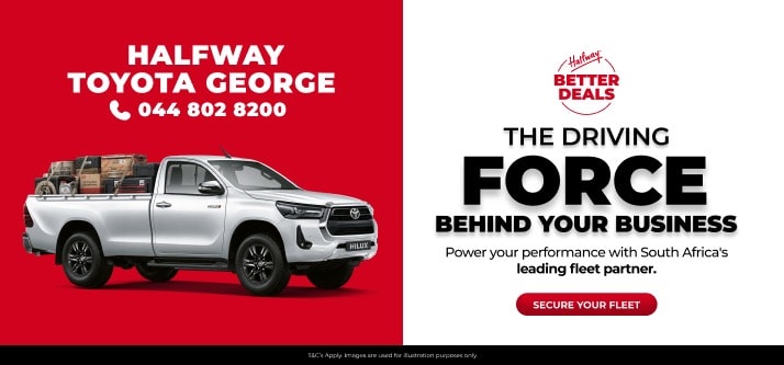 KEEP YOUR OPERATION ON TRACK AT HALFWAY TOYOTA GEORGE