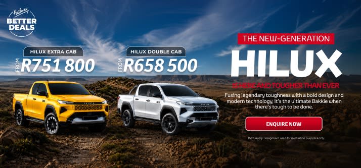 THE NEW-GENERATION TOYOTA HILUX ARRIVES AT HALFWAY TOYOTA