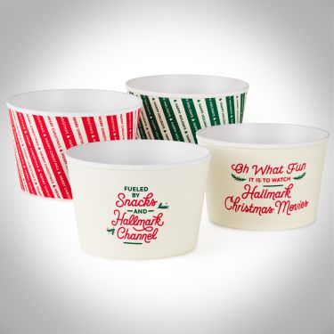 Hallmark Channel Movies Snack Bowls