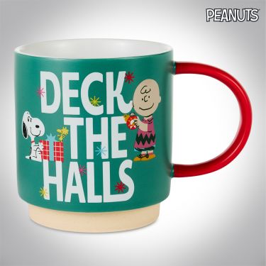 Peanuts Deck the Halls Mug