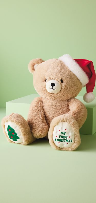 First Christmas Teddy Bear Plush