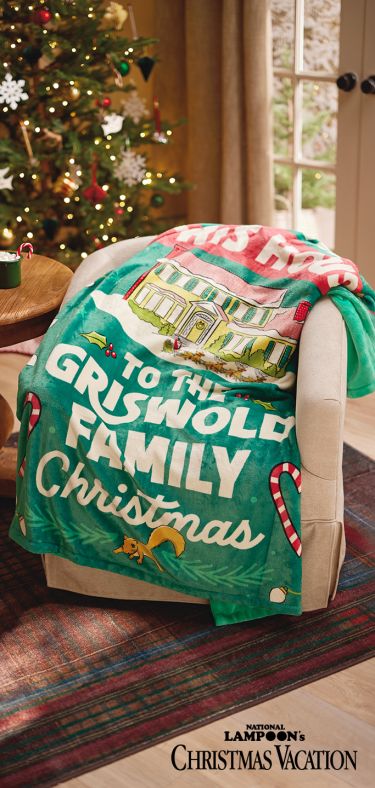 National Lampoons Christmas Vacation Throw Blanket