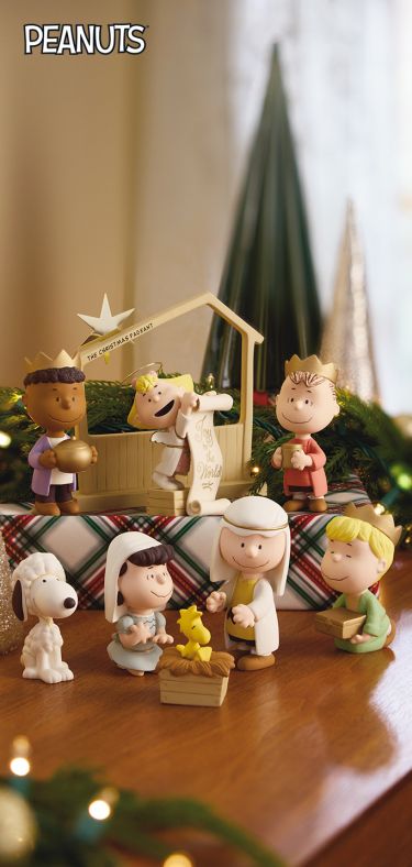 Peanuts Christmas Pageant Figurines