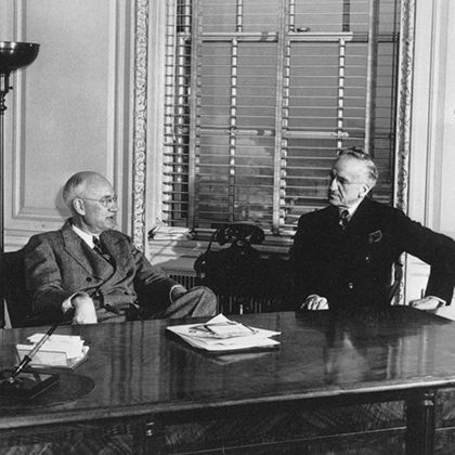 William E Coutts visiting J C Hall in KC