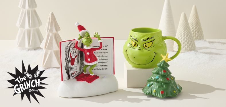 Grinch sculpted mug