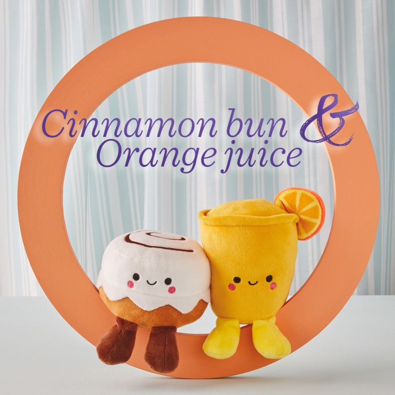 Cinnampn Bun Orange Juice