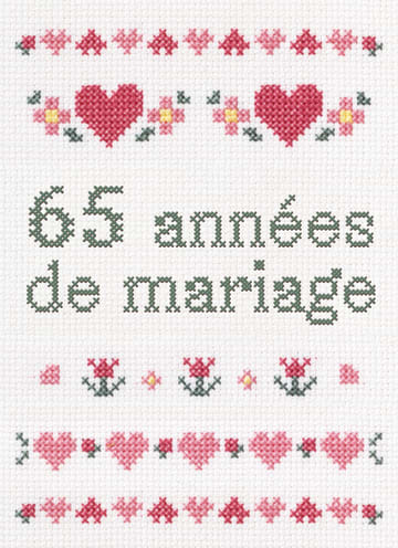 Cartes Anniversaire De Mariage 65 Ans Brillant Hallmark