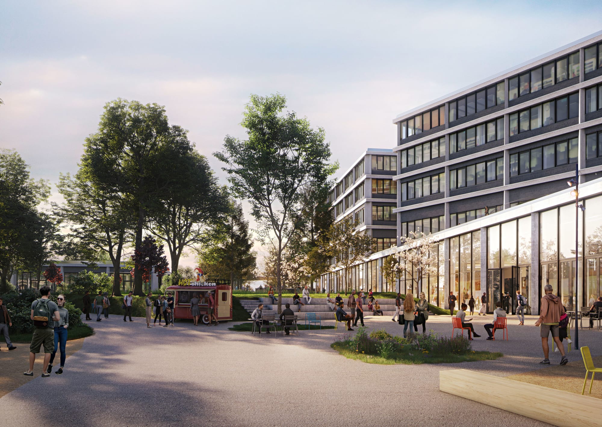 Visualisierung des neuen Campus BFH
