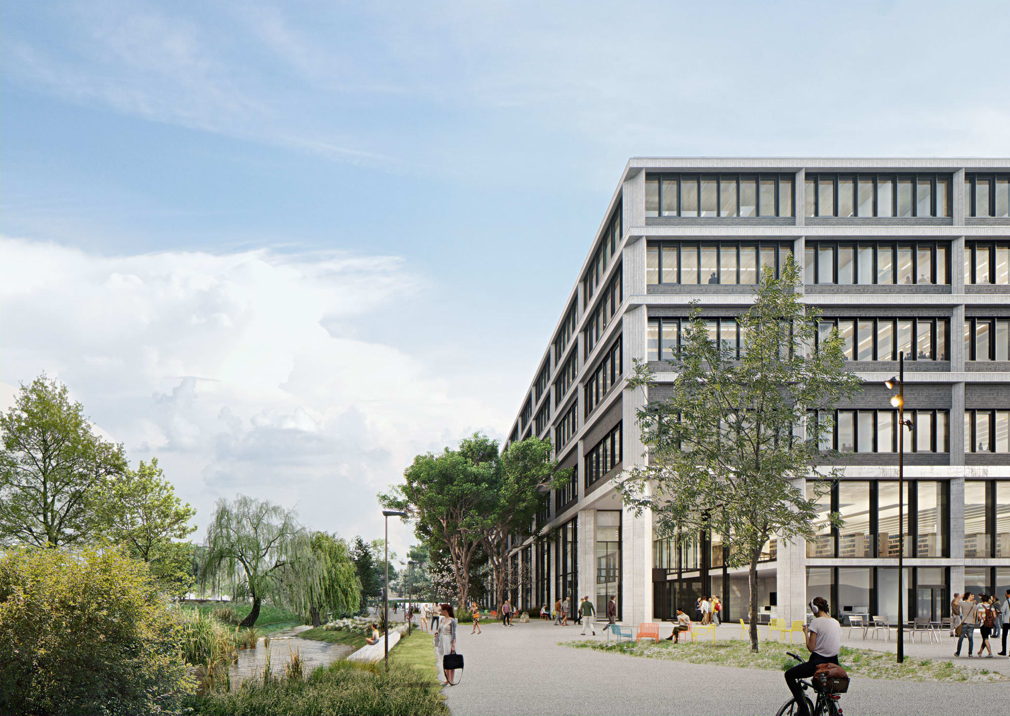 Visualisierung des neuen Campus BFH