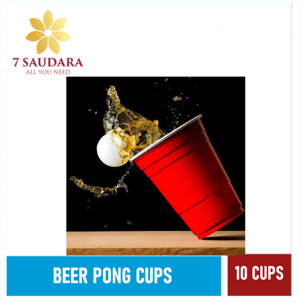 Jual Beer Pong Set Drinking Game Cups 10 Cups Gelas Plastik Kode