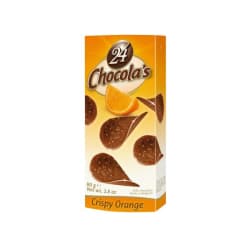 Chocoladeschijfjes 36chocola's orange 80 g  img