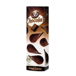 Chocoladeschijfjes 36chocola's puur 125 g  img